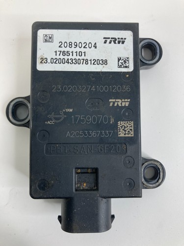 08-13 Chevrolet Impala Suspension Yaw Rate Sensor Control Module Unit 20890204 - Picture 2 of 9