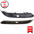 Front Bumper Trim Set of 2 Black Left & Right for 2005-2010 Chrysler 300 C SRT8