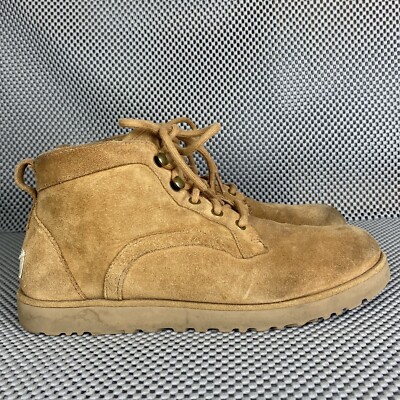 Ugg Bethany Ankle Boots Womens Size Brown Leather Lace Up