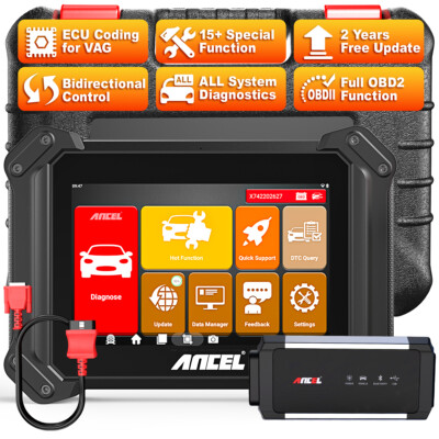 ANCEL V6 PRO+ BiDirectional Car Diagnostic Scan Tool OBD2 Scanner IMMO Oil Reset