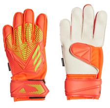 Adidas Youth Predator Goalie Training Gloves Solar Red/Green Size 6