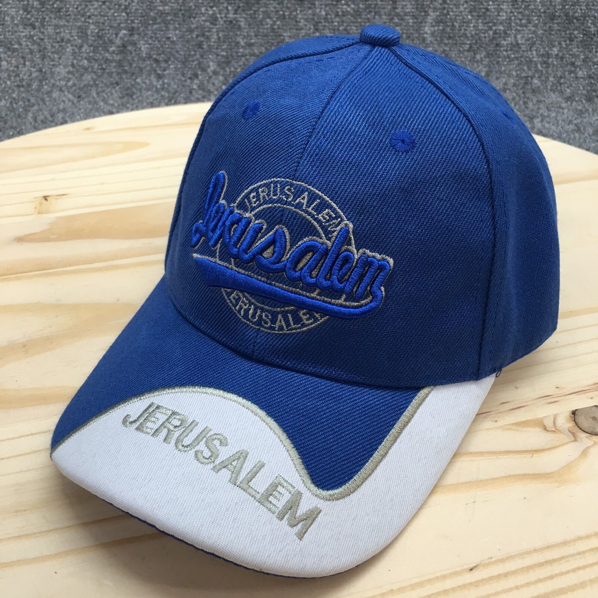 Vintage Cotton Jerusalem Adjustable Baseball Cap Jerusalem Cross - Classic Cap – Pandaize main image 4