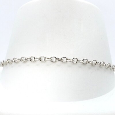 Sterling Silber Kreis Glied Grow With Me Bettelarmband Kind bis Erwachsene