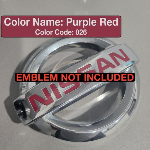 Front Emblem Vinyl inlays FOR 2005-2021, Nissan Frontier. Emblem NOT included. - Picture 4 of 46