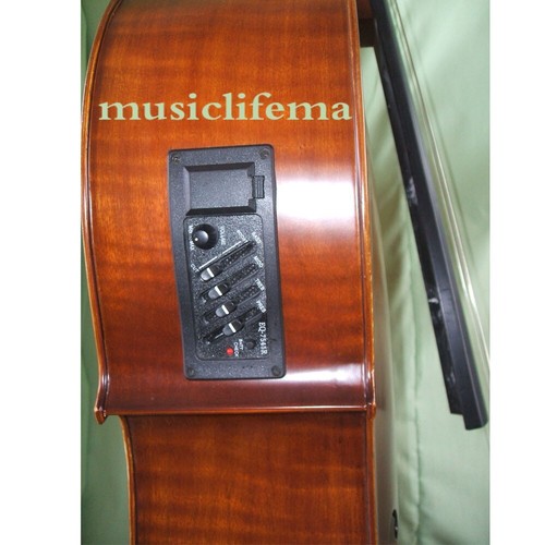 Electric Acoustic 4/4 Cello Kit W Bag Cable Bow Stage - Picture 7 of 10
