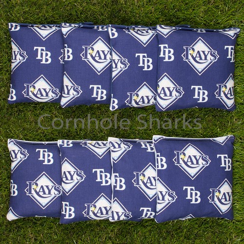 Cornhole Sitzsäcke 8er Set ACA Regulierungssäcke Tampa Bay Rays kostenloser Versand - Bild 2 von 2