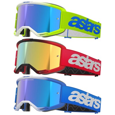 Motorrad Cross Brille - Alpinestars Vision 5 Blaze - Offroad gute Belüftung