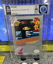 1987 Nintendo NES Metroid Oval SOQ Rev A WATA...