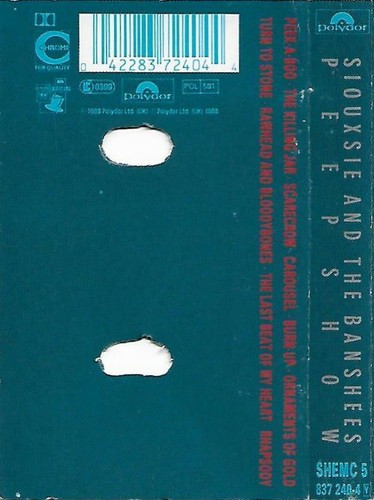 Siouxsie And The Banshees Peepshow CASSETTE ALBUM ROCK New Wave, Goth Rock - Picture 3 of 11