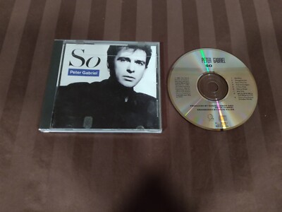So by Peter Gabriel (CD, 1986, Geffen/WEA Records) ORIGINAL 1ST PRESS