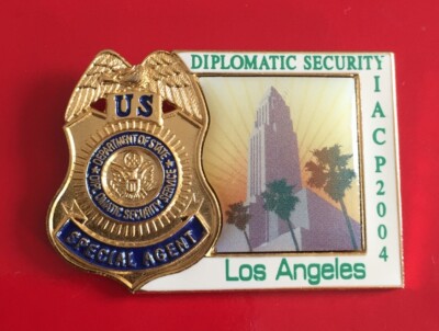Pin Diplomatischer Sicherheitsdienst IACP 2004 Los Angeles 