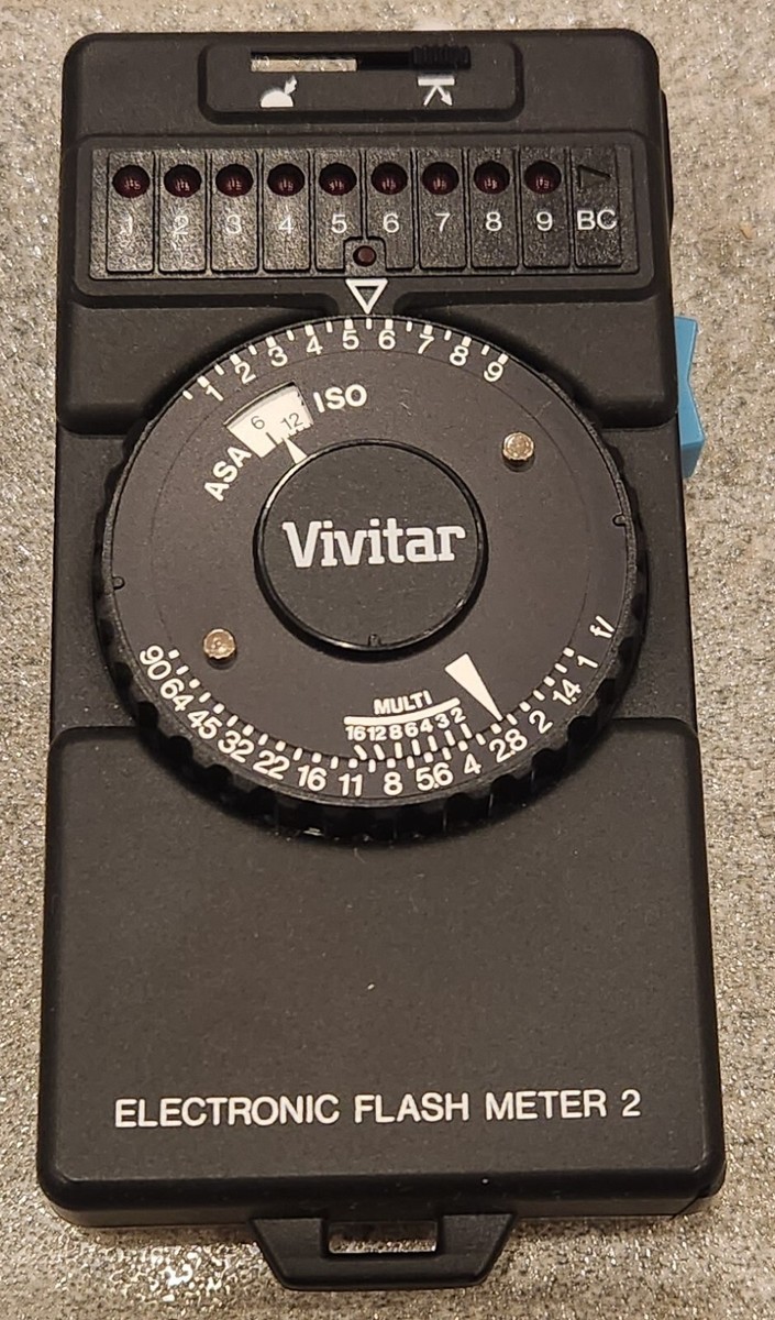 Vintage vivitar electronic flash meter 2 Cameras & photography