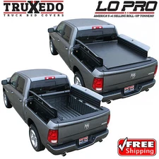 TruXedo Lo Pro Roll Up Tonneau Cover for Ram 1500 2500 3500 6.4' Bed w/ RamBox