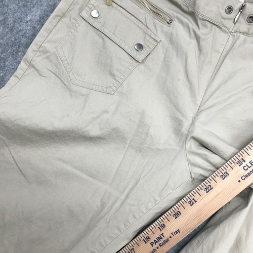 Danskin Now Pants Womens Size Small Ladies Wide Leg Capri Zip Fly Lightweight - 第 12/12 張圖片