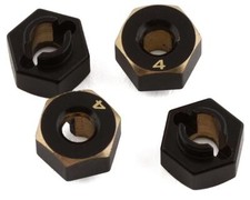 Samix SCX24 Brass Hex Adapter 4  4mm  1.25g  SAMSCX24-4063-4 