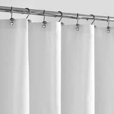 Waterproof Fabric Shower Curtain Liner with 3 Magnets