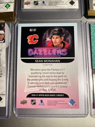 2020-21 UD Series 2 UD Portraits Rookies #P-88 Artem Zagidulin RC And Flames Lot - Picture 13 of 16