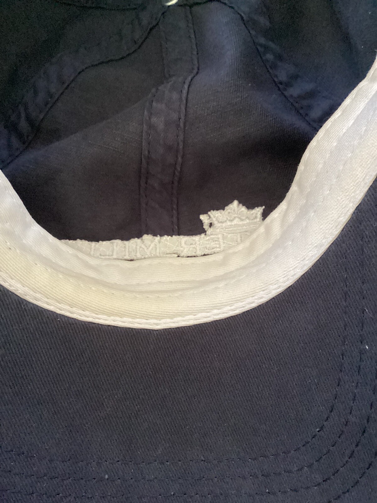 Peter Millar Navy Strap back Hat White embroidere… - image 7