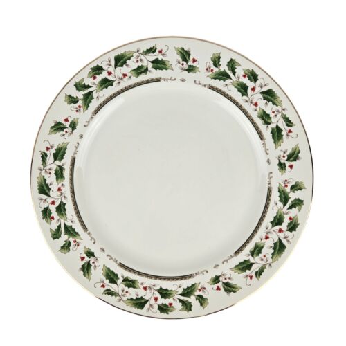 Multiples Royal Limited Holly Holiday Dinner Plate 10 3/8" Christmas Japan