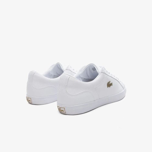 Mens Size US 8 Lacoste Lerond Low Triple White Casual Sneakers 741CMA001521G - Picture 2 of 6