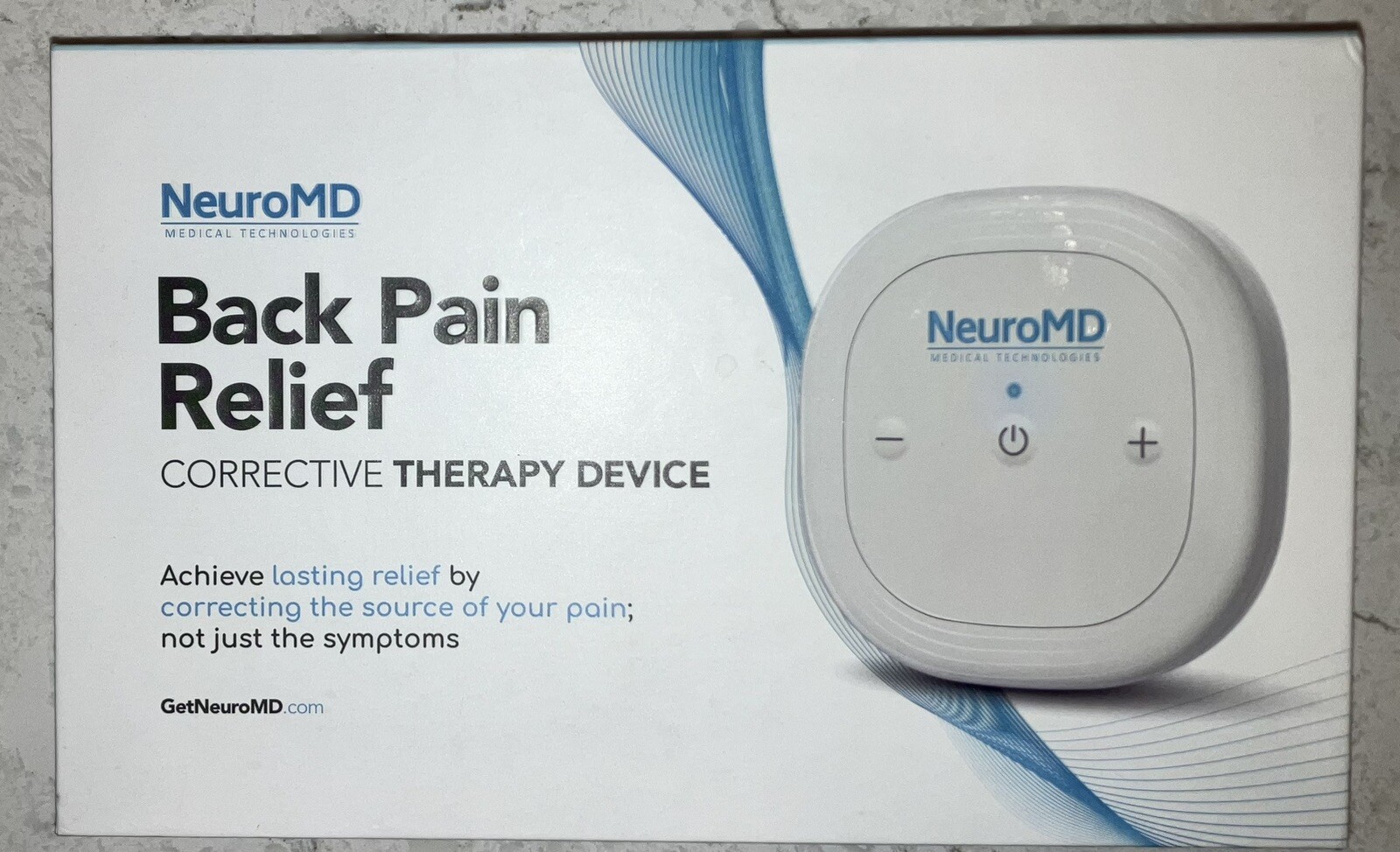 NeuroMD Back Pain Relief Corrective Therapy Device Preowned With 1 New