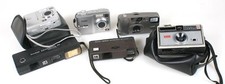 KODAK CAMERA COLLECTION VARIOUS MODELS SET OF 6 FOR PARTS 
