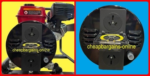 4.3kVa GENERATOR 8hp PETROL ENGINE 3.5kW GENERATOR 2 x 15 AMP IP44 POWER OUTLETS - Picture 4 of 12