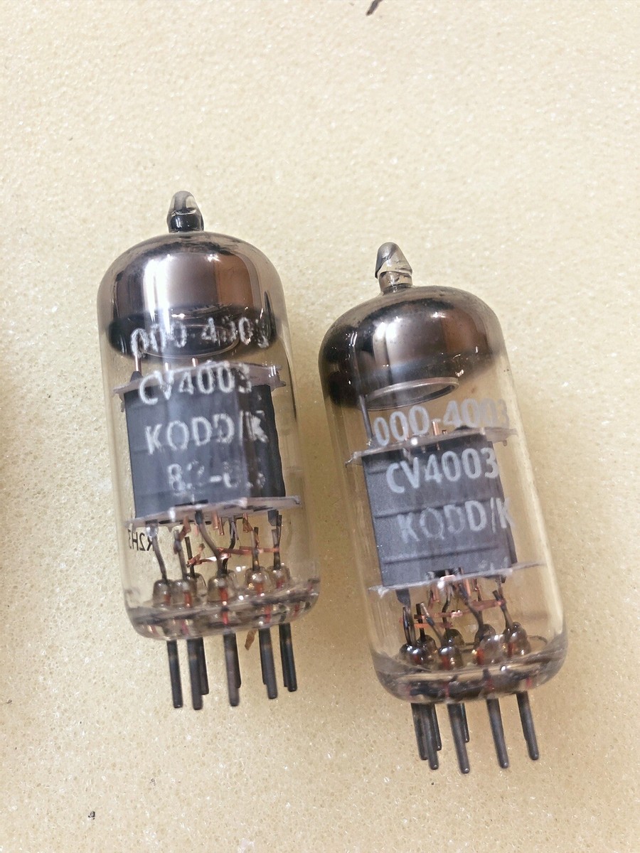 新品? ムラード ECC82 12AU7 CV4003 ボックスプレート 元箱付 Mullard CV4003 12au7 ECC82 Box Plate NOS Matched Pair | eBay