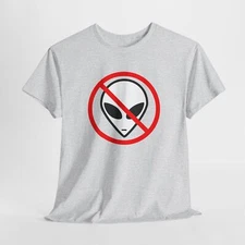 No Aliens Unisex Tee, Space T-Shirt, Sci-Fi Graphic Top, Extraterrestrial Shirt,