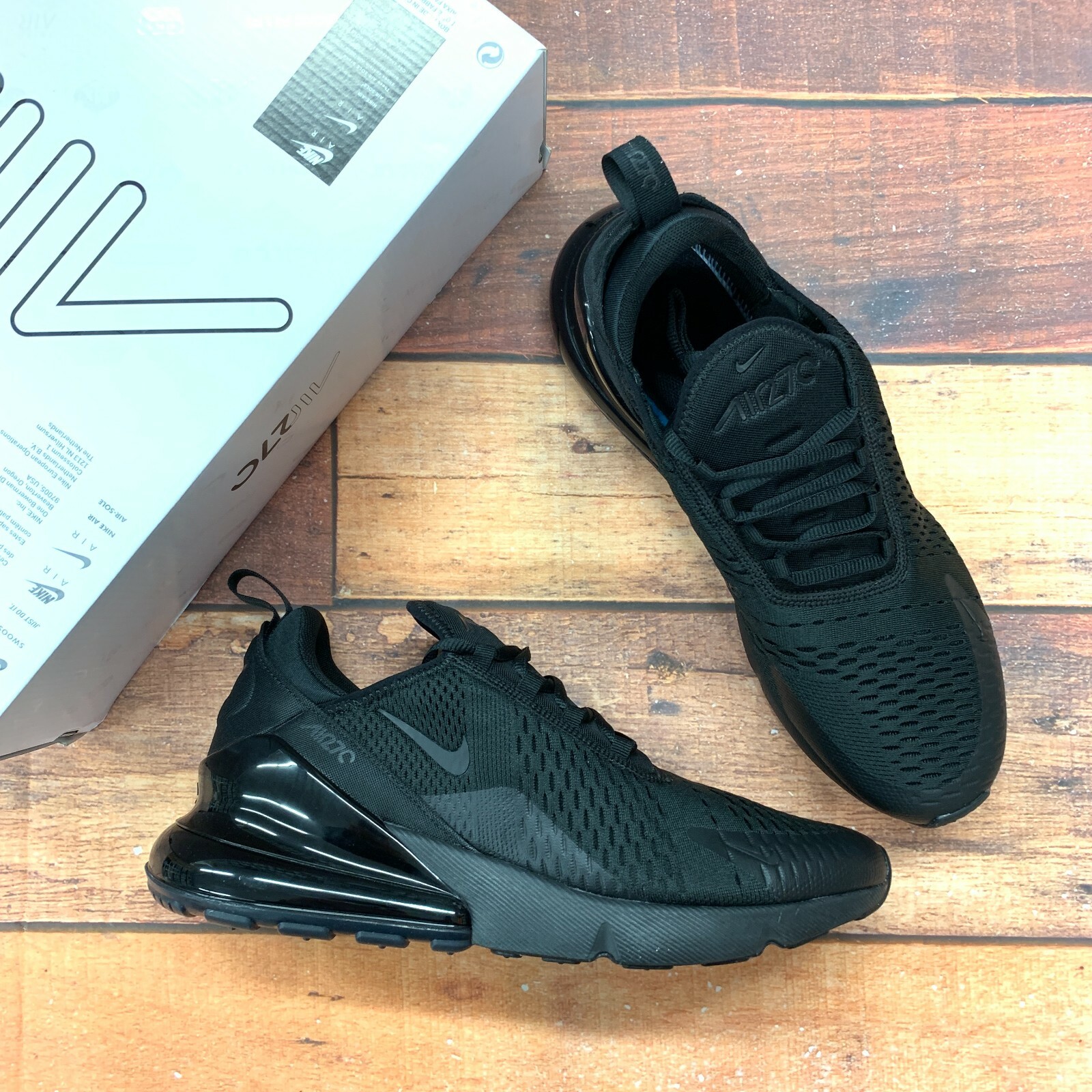 Nike Women's Air Max 270 Black Running 