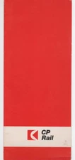 Canadian Pacific Railroad Menu 1972