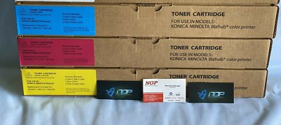 Konica Toner 1 - TN512C, 1- TN512M, 1 - TN512Y A33K432, A33K332,A33K232 TN-324.