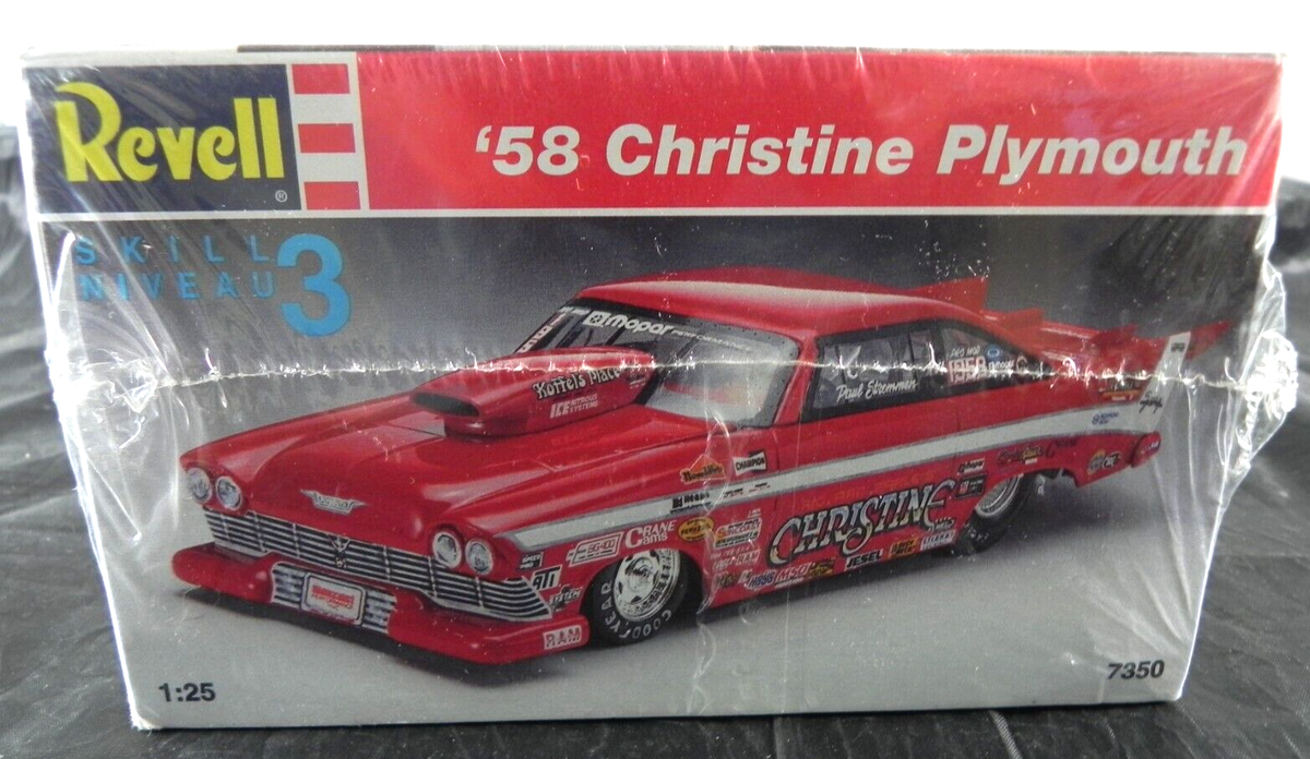 Revell 1958 Christine Plymouth 1/25 Model Car Kit 7350 for sale