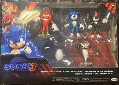  Sonic The Hedgehog 3 Movie Collection 2.5  SHADOW KNUCKLES Buzz Bomber 5 Pack