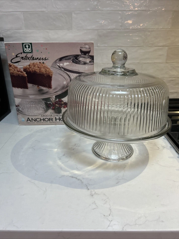 Juego de 2 pasteles/ensaladas Anchor Hocking Entertainers en caja original Foto 2 de 4