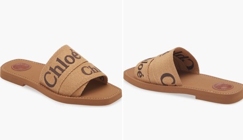 Chloe Woody Slide Sandal NIB Sz 39 US 9 Dark Tan - 第 2/3 張圖片