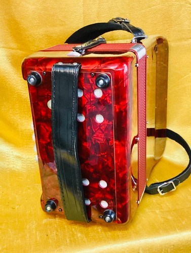 DISE A/D FOLK III 3 VOICE ACCORDION USED - Picture 7 of 8