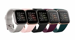 Fitbit Versa 2 Emerald Copper Rose Canada Fitbit Versa 2 Fitness Smartwatch With Built In Amazon Alexa All Colours Ebay