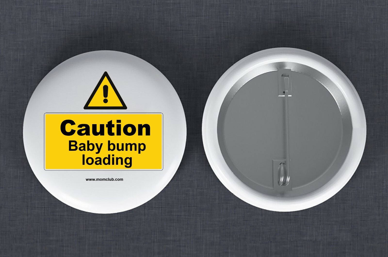 BABY BUMP LOADING - BUTTON PIN BADGES 38mm 1.5 INCH | Baby on Board ...