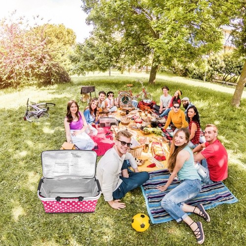 2 Pcs Isolierte Tasche Picknick-Isoliertasche Mittagsbeutel Für Den Outdoor - Bild 6 von 12