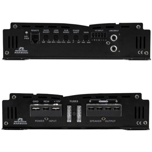 Amplificatore Renegade RXA800d Audio Mono classe D 800w max 1 Ohm - - Renegade - Foto 5 di 8