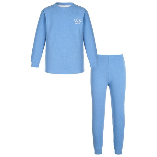 Kids Boys Girls Undershirt With Pants Rabbit Print Top Trousers Outfit Winter - Picture 31 of 41