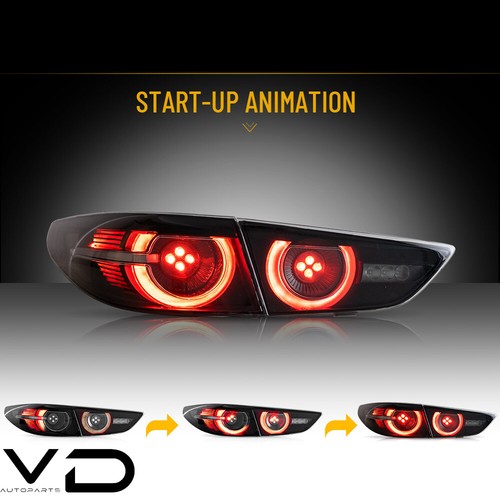 Pair Full LED Rear Tail Light Assembly For 19-22 Mazda 3 Axela play and plug - Picture 7 of 14