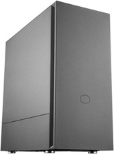 Silencio S600 ATX Mid-Tower, Sound-Dampened Steel Side Panel, Reversible Front P