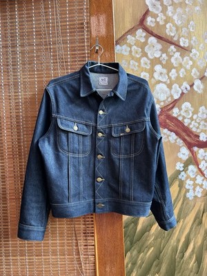 70s 101 Riders Sanforized 13.5 oz Denim Jacket by Non Stock Mfg Lee 101-j Repro