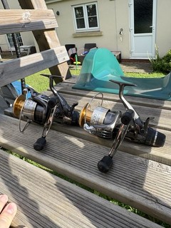 Shimano 10000 XTEA Gold Rollen X 2