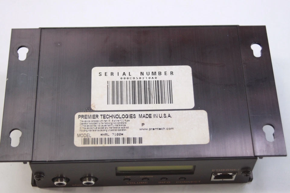 Sistema de música en espera Premier Technologies HRL 7100 X LEER Foto 2 de 2