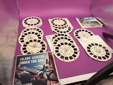 Giant Lot Of 15 Vintage Viewmaster Reels Plus Brochure