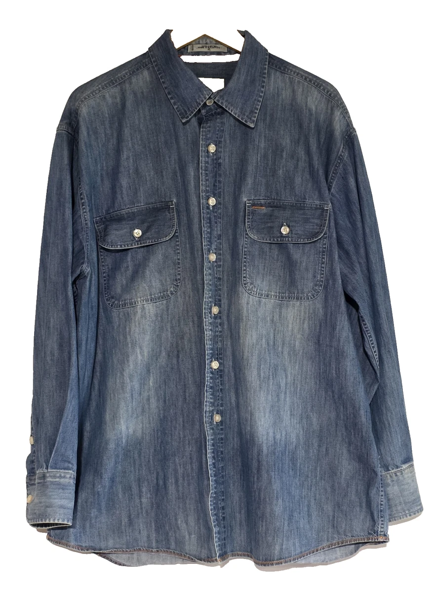 Orvis Denim Casual Button-Down Shirts for Men for sale | eBay