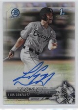 2017 Bowman Draft Chrome Pick Refractor 481/499 Luis Gonzalez #CDA-LG Auto 3y4